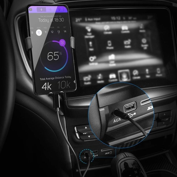 کابل تبدیل USB-C به AUX مدل GL090 طول 1 متر