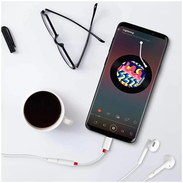 کابل تبدیل USB-C به AUX مدل GL090 طول 1 متر