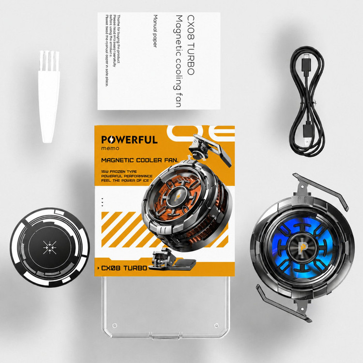 خنک کننده گوشی موبایل ممو پاورفول مدل CX08 turbo