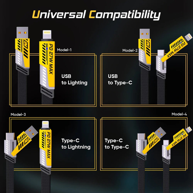 کابل تبدیل USB / USB-C به لایتنینگ / USB-C مدل 2TO2 طول 1 متر