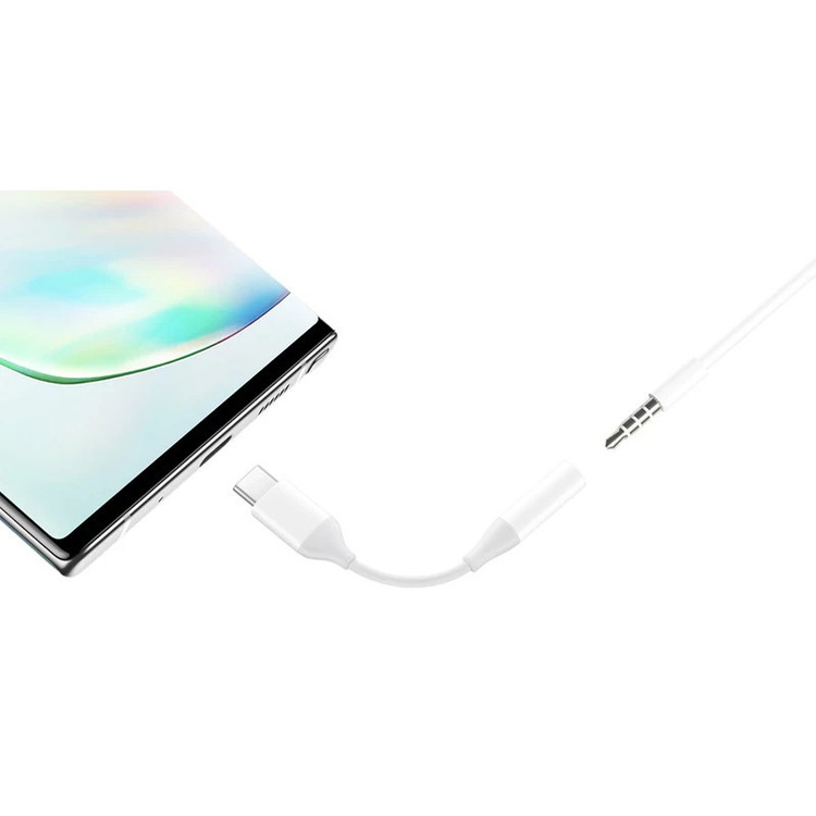 کابل تبدیل USB-C به جک 3.5 میلیمتری مدل HEADSET_SM طول 0.19 متر