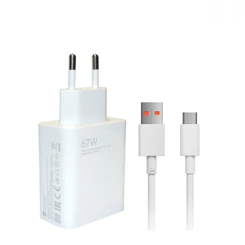 شارژر  مدل MDY TURBO 67W به همراه کابل تبدیل USB-C