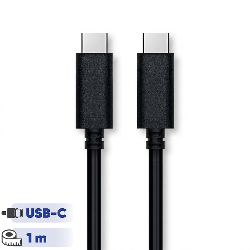 کابل تبدیل Type-C به Type-C کی نت پلاس مدل KP-C2000 طول 1 متر