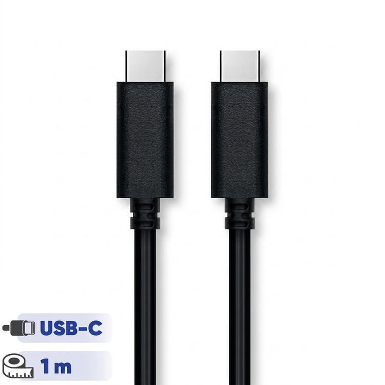 کابل تبدیل Type-C به Type-C کی نت پلاس مدل KP-C2000 طول 1 متر