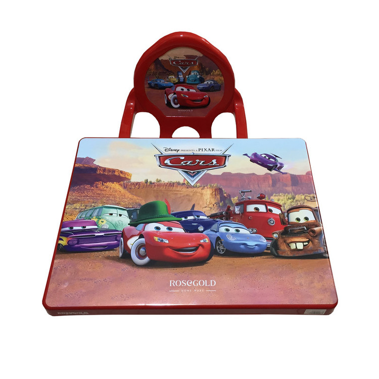 ست میز و صندلی کودک رزگلد مدل ماشینها cars