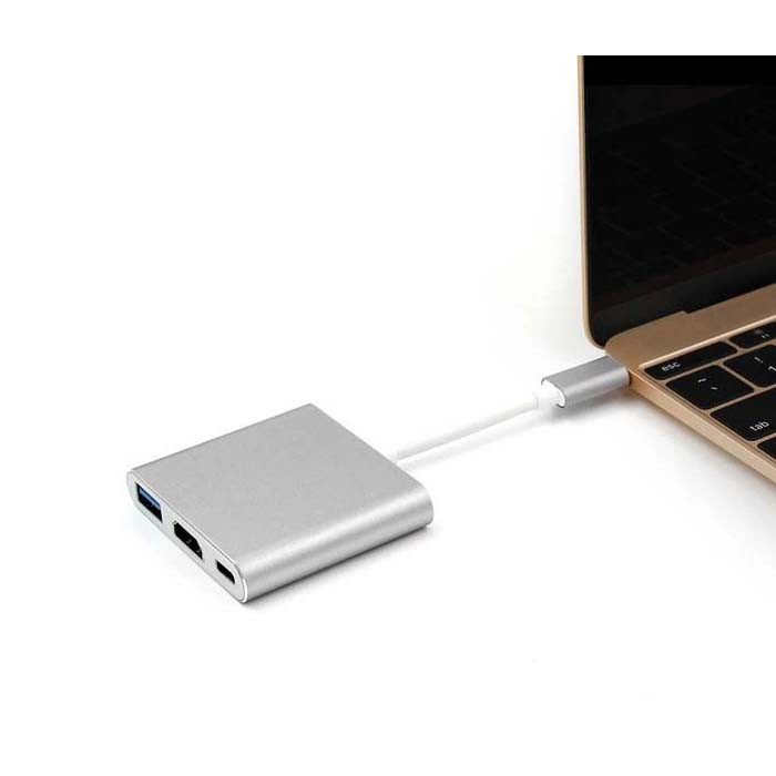 تبدیل USB-C به HDMI/USB/PD مدل 2005