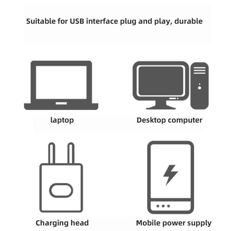 USB لامپ ال ای دی مدل Denmen03 بسته 3 عددی